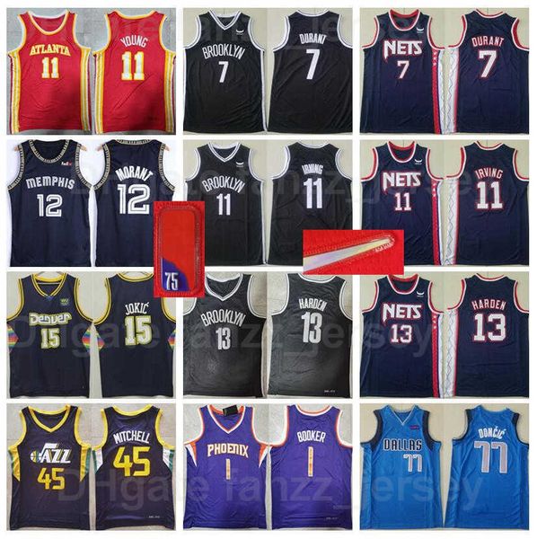 men 75th anniversary kyrie irving jersey 11 diamond basketball ja morant 12 nikola 15 donovan mitchell 45 james harden 13 kevin durant 7 tra, Black;red
men 75th anniversary kyrie irving jersey 11 diamond basketball ja morant 12 nikola 15 donovan mitchell 45 james harden 13 kevin durant 7 tra, Black;red