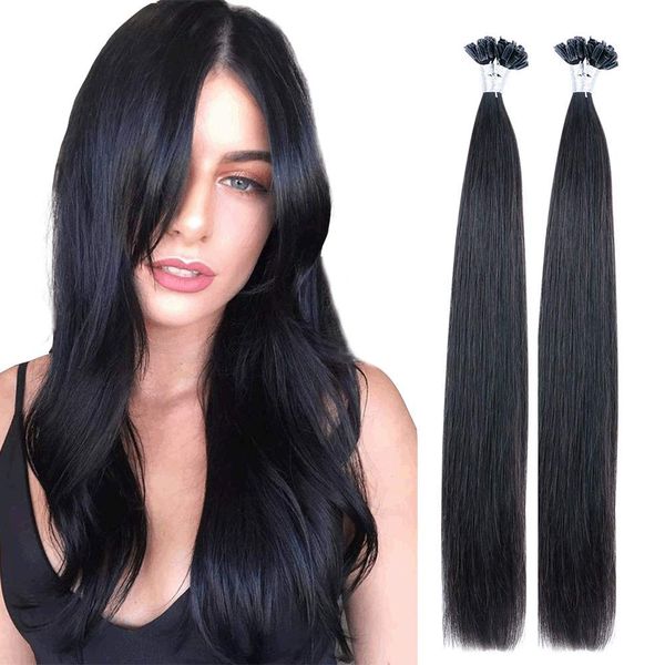 10a grade double drawn nail u tip virgin remy hair 1g/s #1 26inch keratin hair extension, Black
10a grade double drawn nail u tip virgin remy hair 1g/s #1 26inch keratin hair extension, Black