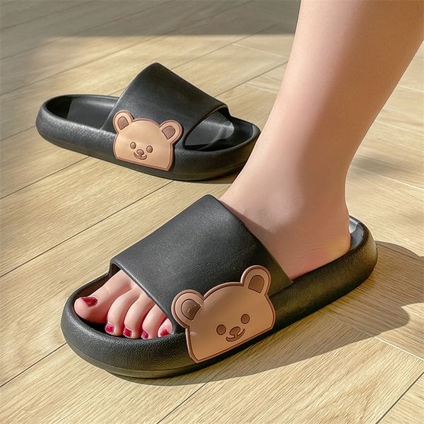 solid bear slippers cartoon graffiti shoes women summer flip-flops beach sandals thick platform soft cozy casual home slippers 220414, Black
solid bear slippers cartoon graffiti shoes women summer flip-flops beach sandals thick platform soft cozy casual home slippers 220414, Black