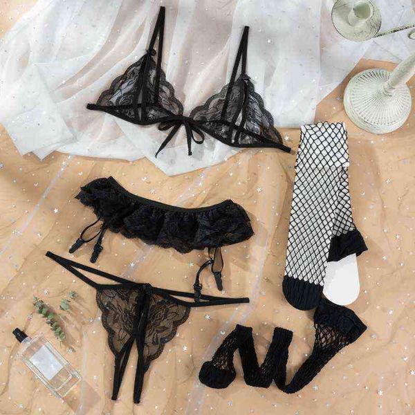 nxy underwear women lace lingerie set sensual hollow out transparent exotic underwear bra g string panties garters mesh stockings 0609, Red;black
nxy underwear women lace lingerie set sensual hollow out transparent exotic underwear bra g string panties garters mesh stockings 0609, Red;black
