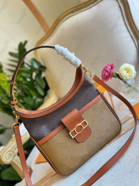 designer mini hobo dauphine shopper functiona fashion l bags monograms reverse leather strap shoulder cross body totes designers handbag pm, Brown;gray
designer mini hobo dauphine shopper functiona fashion l bags monograms reverse leather strap shoulder cross body totes designers handbag pm, Brown;gray
