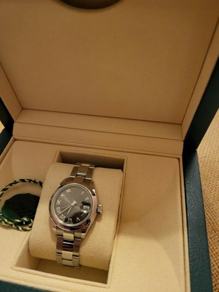 zp original box ladies watch women's 178240 oyster 28mm automatic mechanical stainless steel bracelet women watches, Slivery;brown
zp original box ladies watch women's 178240 oyster 28mm automatic mechanical stainless steel bracelet women watches, Slivery;brown