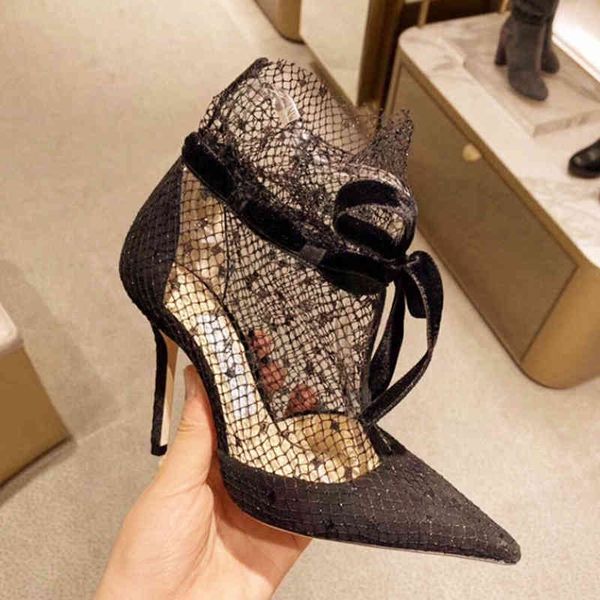 sandals french lace high heels, thin pointed heads, ups, single boots, bowknot mesh, shoes, women's summer, Black
sandals french lace high heels, thin pointed heads, ups, single boots, bowknot mesh, shoes, women's summer, Black