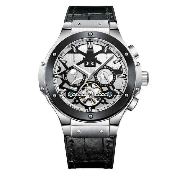 huiya06 luxury mens watch tourbillon skeleton dial superocean automatic mechanical 1884 galaxy silver sea wolf steel watch, Slivery;brown
huiya06 luxury mens watch tourbillon skeleton dial superocean automatic mechanical 1884 galaxy silver sea wolf steel watch, Slivery;brown