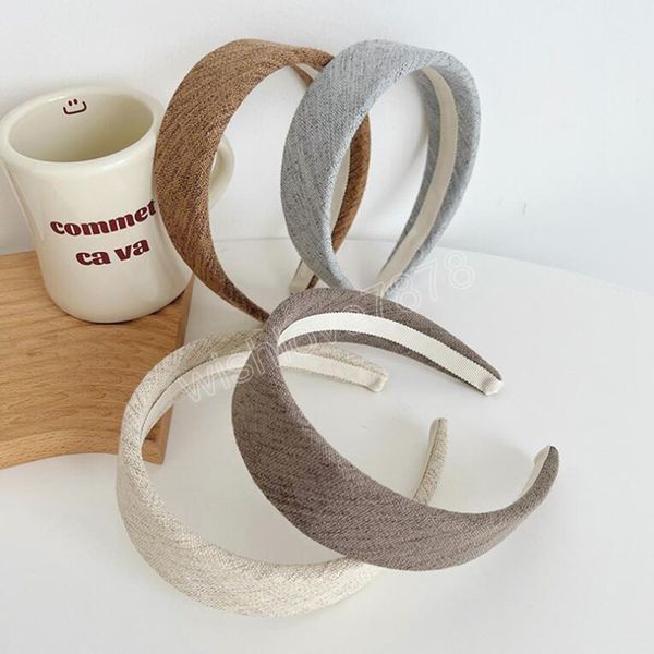 fashion women hair accessories wide side vintage headband girls tuban classic hairband smooth surface headwear, Silver
fashion women hair accessories wide side vintage headband girls tuban classic hairband smooth surface headwear, Silver