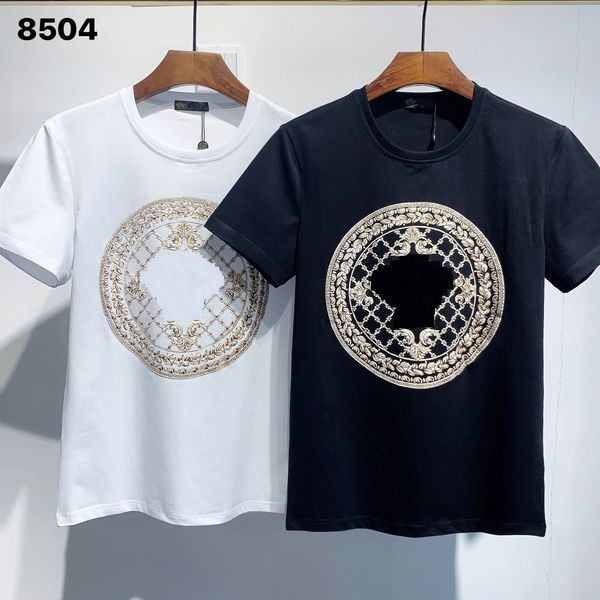 2022 summer mens women designers embroidery t shirts loose tees fashion man s casual shirt clothing street tshirts v1230, White;black
2022 summer mens women designers embroidery t shirts loose tees fashion man s casual shirt clothing street tshirts v1230, White;black