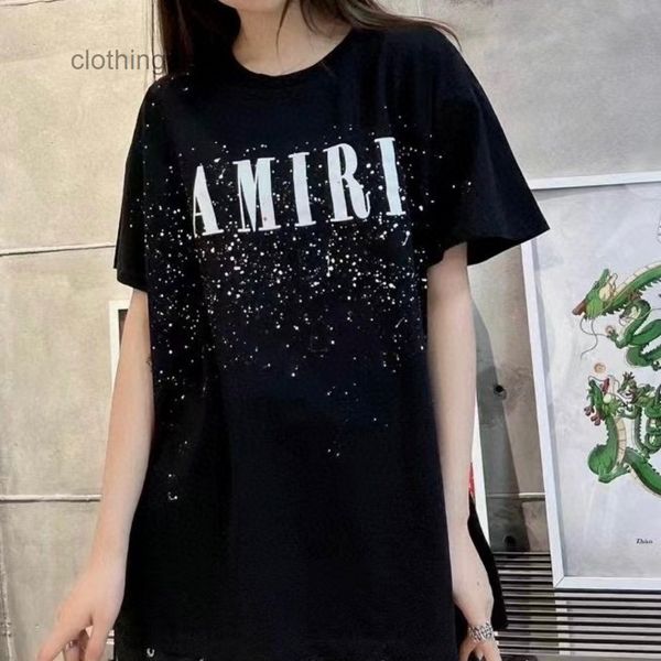 designer amirss t shirt 2022 mens fashion short sleeve early spring wash water hand painted loose round neck t-shirt men's women's, White;black
designer amirss t shirt 2022 mens fashion short sleeve early spring wash water hand painted loose round neck t-shirt men's women's, White;black