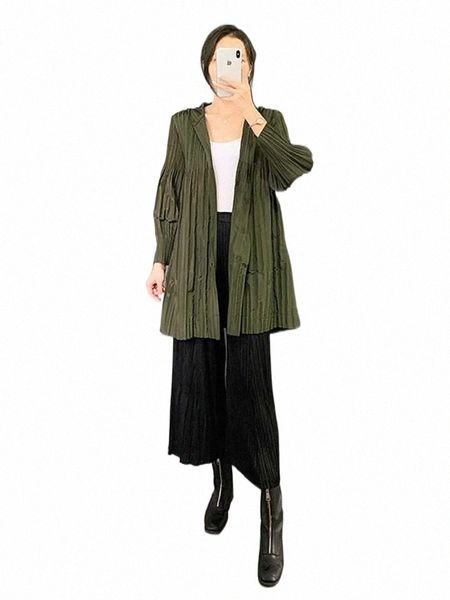 women's trench coats miyake pleated hooded windbreaker autumn 2021 fashion age reduction black cardigan jacket plus size clothing r8ch#, Tan;black
women's trench coats miyake pleated hooded windbreaker autumn 2021 fashion age reduction black cardigan jacket plus size clothing r8ch#, Tan;black