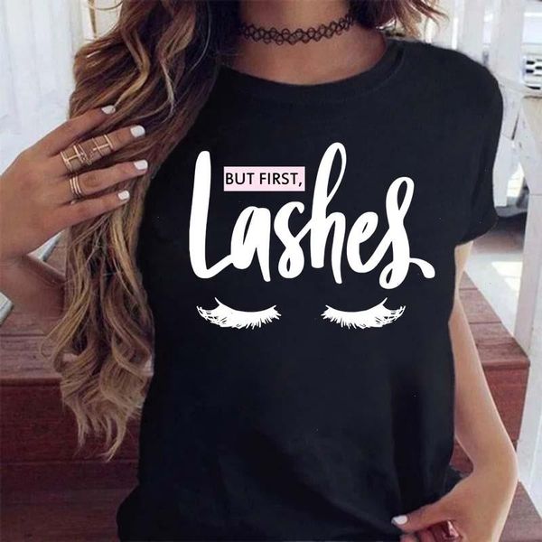 women make up letter funny black t shirt eye fashion cartoon lady print tee stylish tshirts clothes t-shirt, White
women make up letter funny black t shirt eye fashion cartoon lady print tee stylish tshirts clothes t-shirt, White