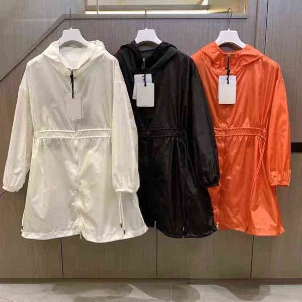 designer woman hooded monclair jackets coats mid length adjustable waist sun protection trench coat embroidered badge thin women's, Tan;black
designer woman hooded monclair jackets coats mid length adjustable waist sun protection trench coat embroidered badge thin women's, Tan;black