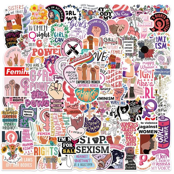 100pcs inspirational feminism stickers pack for lapskateboard motorcycle decals
100pcs inspirational feminism stickers pack for lapskateboard motorcycle decals