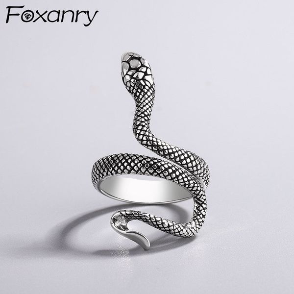 foxanry 925 stamp rings couples accessories fashion punk vintage simple winding snake design party thai silver jewelry 220719
foxanry 925 stamp rings couples accessories fashion punk vintage simple winding snake design party thai silver jewelry 220719