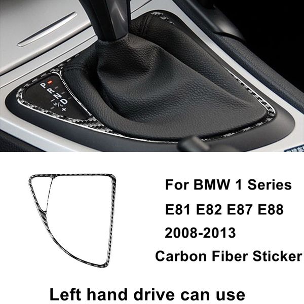 carbon fiber stickers automatic gear shift panel box car styling accessories black for bmw 1 series e81 e82 e87 e88 2008-2013
carbon fiber stickers automatic gear shift panel box car styling accessories black for bmw 1 series e81 e82 e87 e88 2008-2013