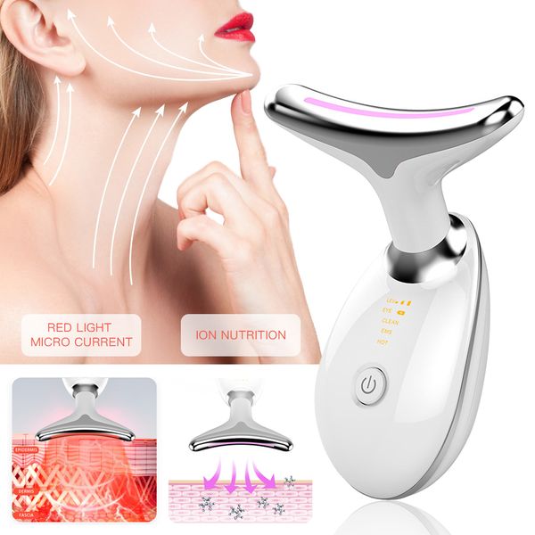 3 colors led pn therapy neck massager face lifting tool heating skin tighten reduce double chin anti-wrinkle remove devicene
3 colors led pn therapy neck massager face lifting tool heating skin tighten reduce double chin anti-wrinkle remove devicene