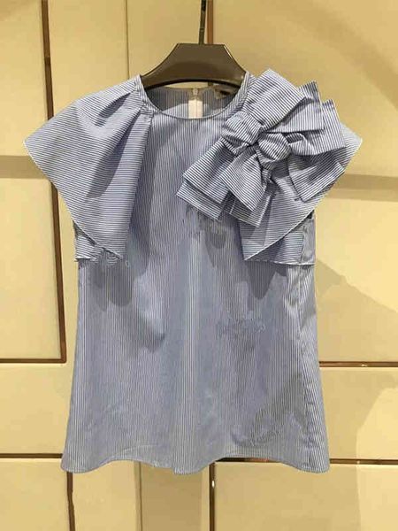 women's polos niche spring summer stripe design bow sleeveless shirt ruffle zipper blouse women, White
women's polos niche spring summer stripe design bow sleeveless shirt ruffle zipper blouse women, White