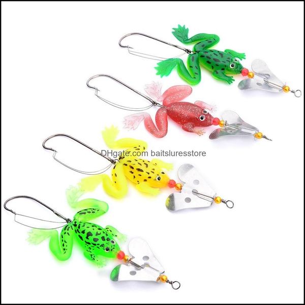 baits lures fishing sports outdoors 1pcs 4-color 9cm 6g frog hook hooks soft artificial bait pesca tackle accessories drop delivery 2021 r
baits lures fishing sports outdoors 1pcs 4-color 9cm 6g frog hook hooks soft artificial bait pesca tackle accessories drop delivery 2021 r