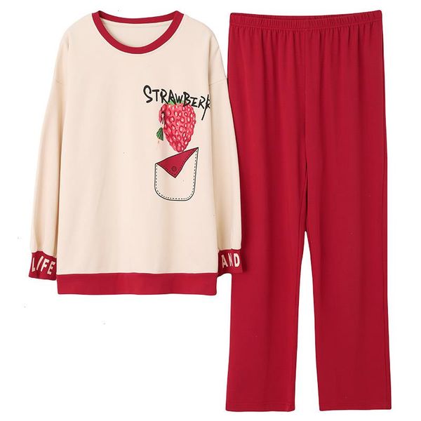 cotton pajamas female sleepwear nightwear long sleeve women pajama set pijama two piece womens autumn pyjamas, Black;red
cotton pajamas female sleepwear nightwear long sleeve women pajama set pijama two piece womens autumn pyjamas, Black;red