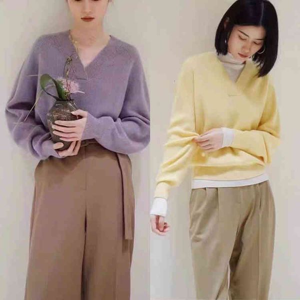 women's knits & tees icxiaohejia autumn and winter aging series original yarn small v-neck solid color cashmere sweater women's, White
women's knits & tees icxiaohejia autumn and winter aging series original yarn small v-neck solid color cashmere sweater women's, White