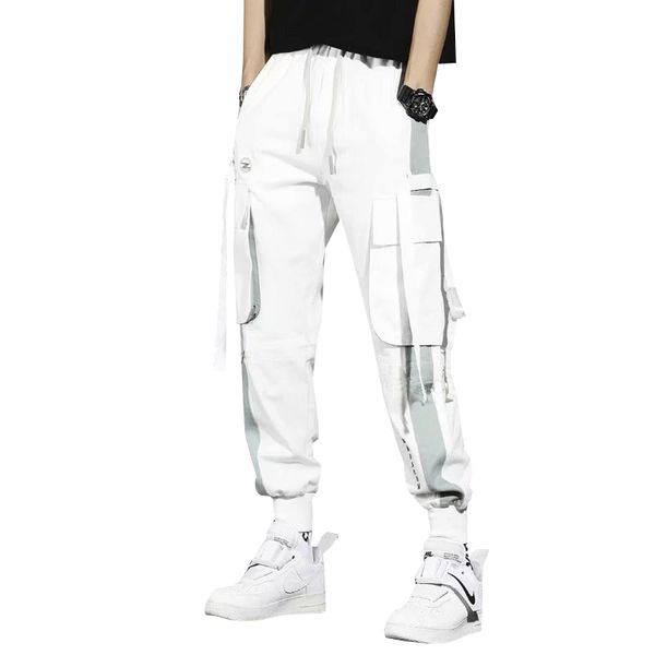 men's pants cargo men summer fashion loose hip-hop sports multi-pocket overalls casual trousers male bottoms sweatpants plus size, Black
men's pants cargo men summer fashion loose hip-hop sports multi-pocket overalls casual trousers male bottoms sweatpants plus size, Black