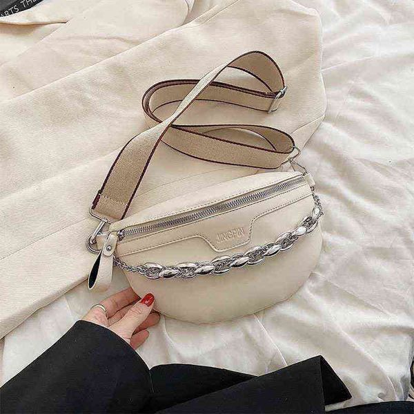 elegant solid colour pu leather waist bags for women stylish thick chain fanny pack female packs wide strap crossbody bag 220527
elegant solid colour pu leather waist bags for women stylish thick chain fanny pack female packs wide strap crossbody bag 220527