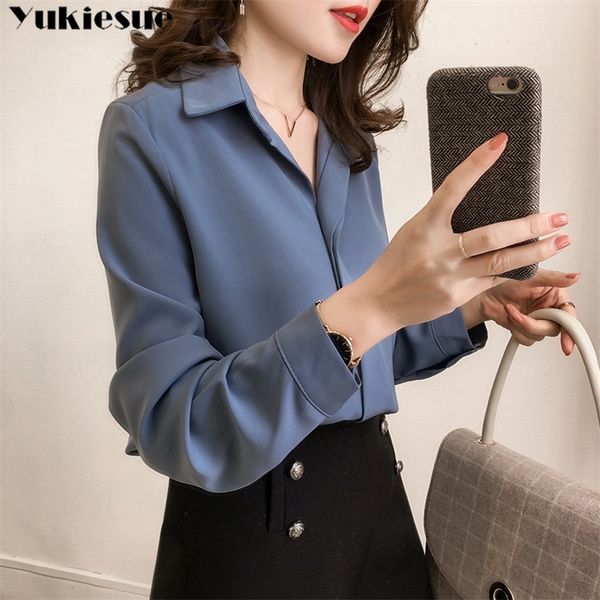 blouses women v neck office ladies white blouse fall long sleeve women shirts plus size chiffon blouse women 210412
blouses women v neck office ladies white blouse fall long sleeve women shirts plus size chiffon blouse women 210412