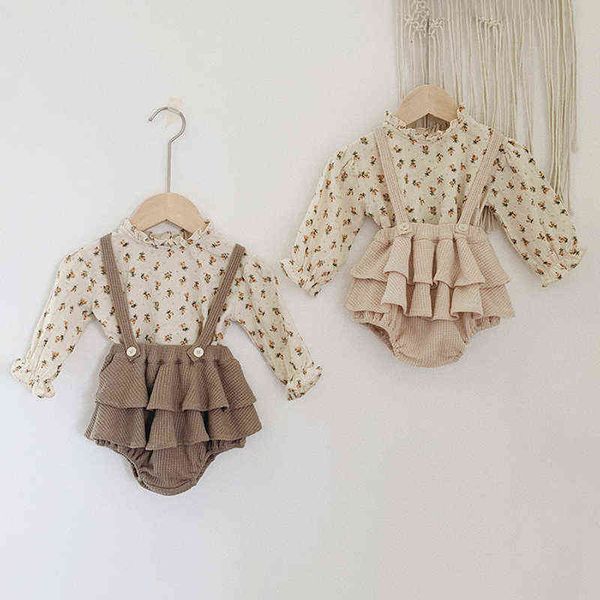 2pcs vintage baby girl clothes set summer cotton girls floral blouse shirt romper dress spring newborn baby girl clothes outfits aa220323, White
2pcs vintage baby girl clothes set summer cotton girls floral blouse shirt romper dress spring newborn baby girl clothes outfits aa220323, White