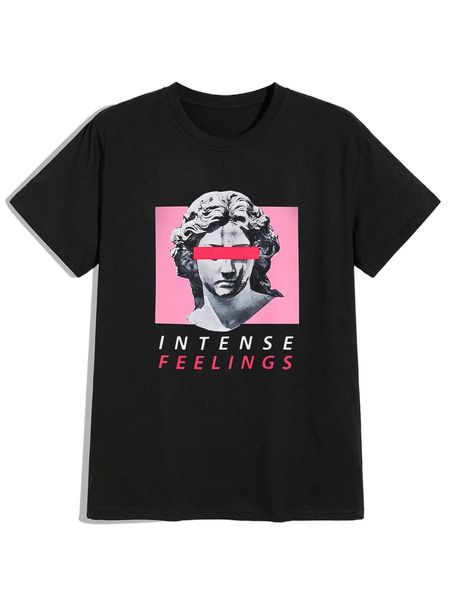 romwe guys figure graphic tee s9ec#, White;black
romwe guys figure graphic tee s9ec#, White;black