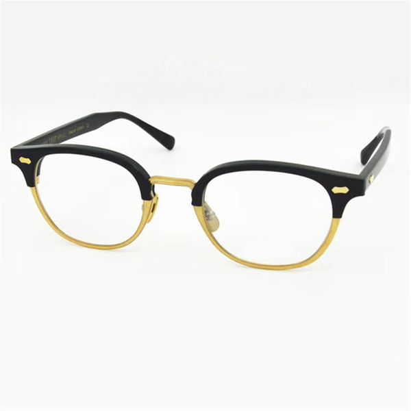 james tart 364 optical eyeglasses for retro style anti-blue light lens plate round full frame with box, White;black
james tart 364 optical eyeglasses for retro style anti-blue light lens plate round full frame with box, White;black