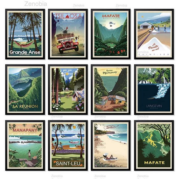 french reunion island holiday vintage travel poster canvas paintings retro wall art posters and prints pictures home decor gift
french reunion island holiday vintage travel poster canvas paintings retro wall art posters and prints pictures home decor gift