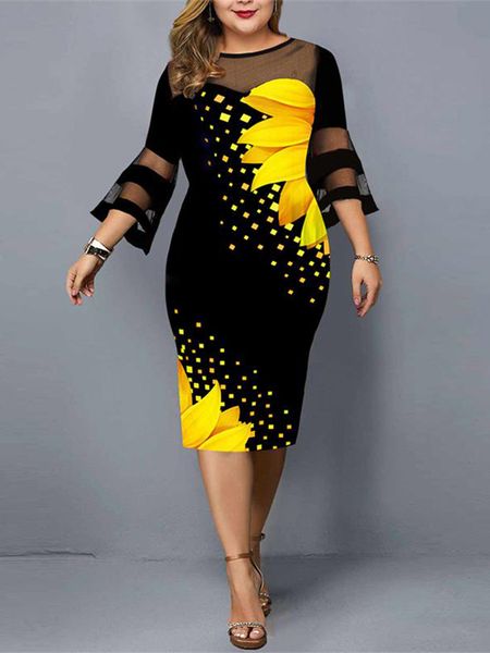 lace dresses plus size woman casual flower print mesh midi lace sleeve party christmas dress for 2022 new year clothing, Black
lace dresses plus size woman casual flower print mesh midi lace sleeve party christmas dress for 2022 new year clothing, Black
