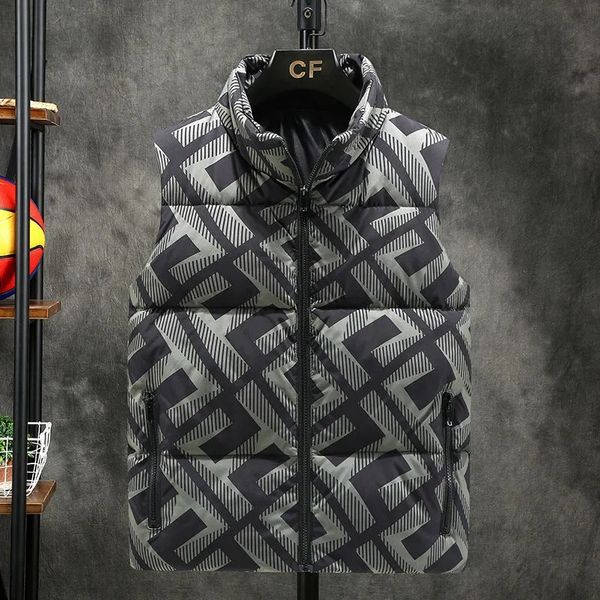 designer men's women's down undershirt jacket sleeveless hooded solid color zipper badge couple underwear large shoulders outside, Black;white
designer men's women's down undershirt jacket sleeveless hooded solid color zipper badge couple underwear large shoulders outside, Black;white