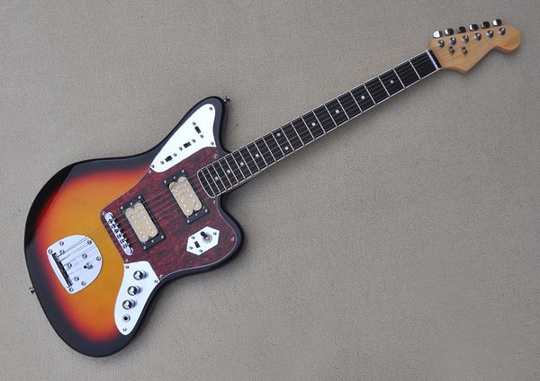 factory custom tobacco sunburst electric guitar with red pickguard,chrome hardwear,rosewood fretboard,white binding fretboard,22 frets,can b
factory custom tobacco sunburst electric guitar with red pickguard,chrome hardwear,rosewood fretboard,white binding fretboard,22 frets,can b