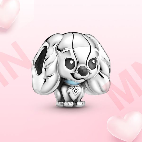 925 silver charm cocker spaniel lady bead jewelry fit pandora bracelet for women jewery, Black
925 silver charm cocker spaniel lady bead jewelry fit pandora bracelet for women jewery, Black