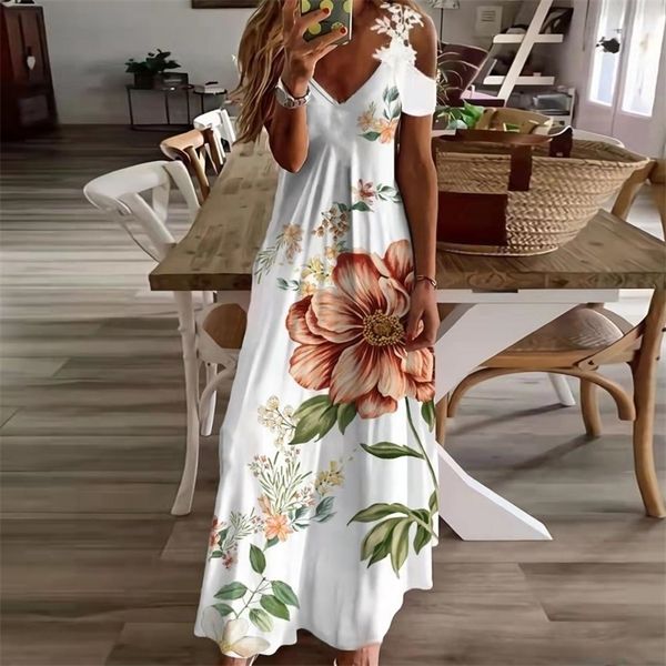 women summer dress bohemian maxi dres hollow out short sleeve aline dres ankle length beach robe vestidos de fiesta 220611, Black;gray
women summer dress bohemian maxi dres hollow out short sleeve aline dres ankle length beach robe vestidos de fiesta 220611, Black;gray