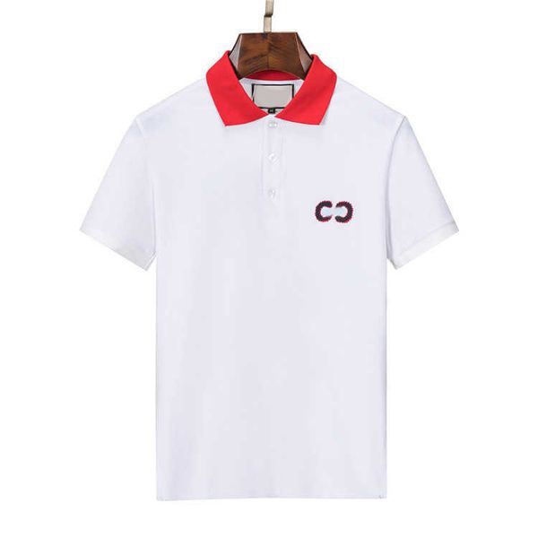 2022 italy mens polo shirts man t shirt high street embroidery solid color polos garter printing cottom clothing tees, White;black
2022 italy mens polo shirts man t shirt high street embroidery solid color polos garter printing cottom clothing tees, White;black