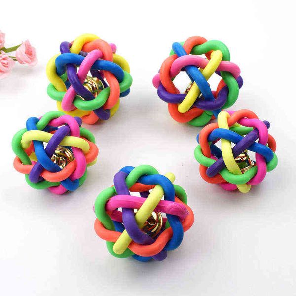 pet toy pvc new material rainbow ball colorful woven bell ball sounding toy ball
pet toy pvc new material rainbow ball colorful woven bell ball sounding toy ball