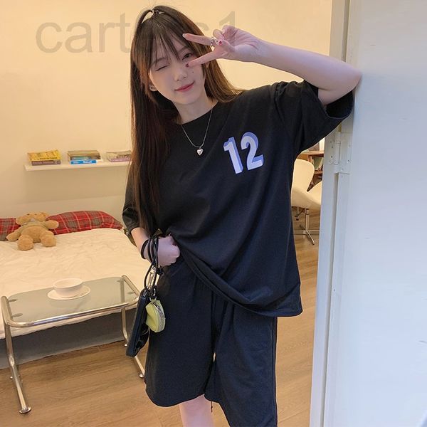 women's tracksuits designer student style vacation two-piece leisure sports women's summer korean version loose short sleeve t-shi, Gray
women's tracksuits designer student style vacation two-piece leisure sports women's summer korean version loose short sleeve t-shi, Gray