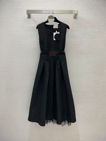 710 2022 summer brand same style dress sleeveless empire fashion crew neck black womens clothes quality weini
710 2022 summer brand same style dress sleeveless empire fashion crew neck black womens clothes quality weini