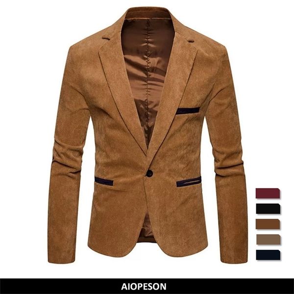 aiopeson brand mens suit jackets solid slim fit single button dress suits fashion casual corduroy blazer 220810, White;black
aiopeson brand mens suit jackets solid slim fit single button dress suits fashion casual corduroy blazer 220810, White;black