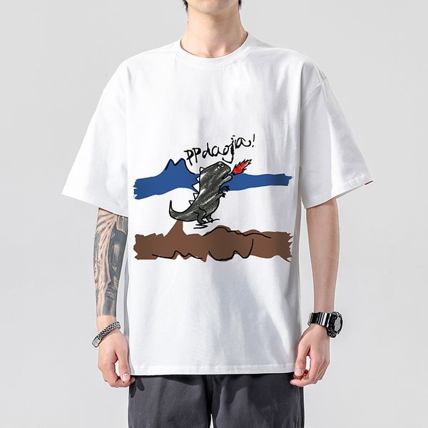 loose fit t shirt men new men's t-shirts printed cotton summer short sleeve o-neck tees male fashion hip hop t shirts, White;black
loose fit t shirt men new men's t-shirts printed cotton summer short sleeve o-neck tees male fashion hip hop t shirts, White;black