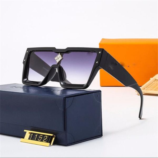 new 2022 european and american square men's women's large frame sunglasses retro conjoined pair with p sunglasses, White;black
new 2022 european and american square men's women's large frame sunglasses retro conjoined pair with p sunglasses, White;black