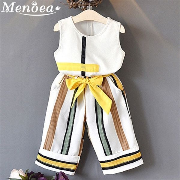 menoea girls clothes suits summer sleeveless striped long pants clothing sets for 3-7y kids baby girl outfits costumes 220425, White
menoea girls clothes suits summer sleeveless striped long pants clothing sets for 3-7y kids baby girl outfits costumes 220425, White