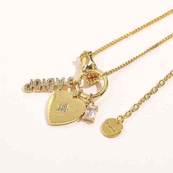 2022 new niche design high sense personalized necklace peach heart letter simple clavicle chain, Black
2022 new niche design high sense personalized necklace peach heart letter simple clavicle chain, Black