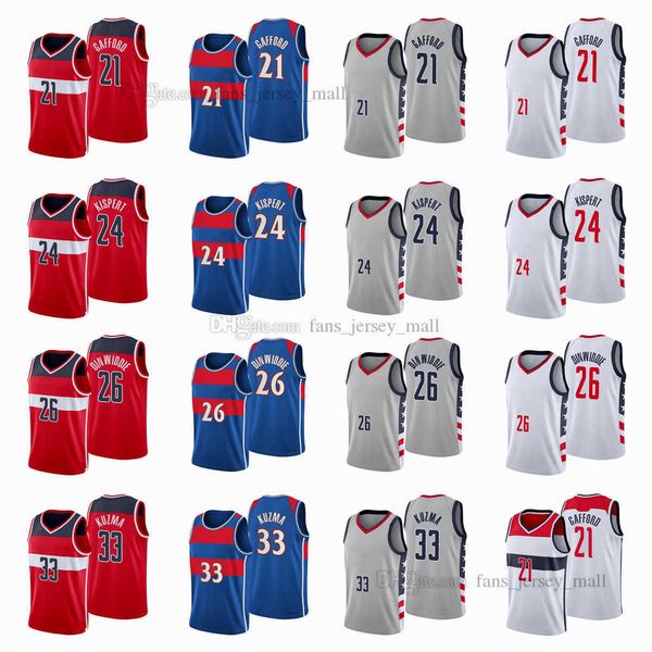 printed city basketball jerseys spencer 26 dinwiddie kyle 33 kuzma corey 24 kispert daniel 21 gafford jersey color white blue red, Black;red
printed city basketball jerseys spencer 26 dinwiddie kyle 33 kuzma corey 24 kispert daniel 21 gafford jersey color white blue red, Black;red