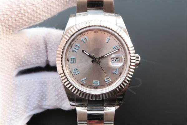 ew factory elling wristwatches 41mm grey dial 116334 cal.3136 movement automatic mens men's watch watches, Slivery;brown
ew factory elling wristwatches 41mm grey dial 116334 cal.3136 movement automatic mens men's watch watches, Slivery;brown