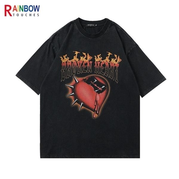 rainbowtouches oversized t-shirt hip hop washed t shirt half sleeve women print love youth high street t shirts mens 220407, White;black
rainbowtouches oversized t-shirt hip hop washed t shirt half sleeve women print love youth high street t shirts mens 220407, White;black