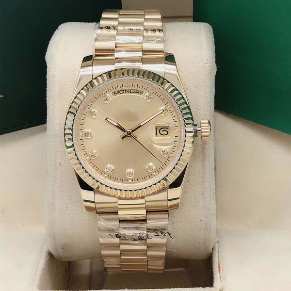 luxury designer classic fashion automatic mechanical watch size 36mm sapphire glass waterproof function, Slivery;golden
luxury designer classic fashion automatic mechanical watch size 36mm sapphire glass waterproof function, Slivery;golden