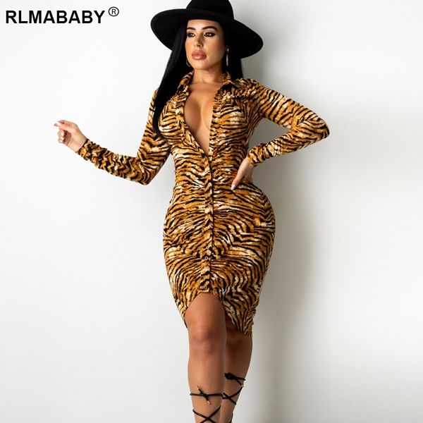 women night club print leopard bodycon shirt dress slim turn-down collar long sleeve single-breasted button casual dress, Black;gray
women night club print leopard bodycon shirt dress slim turn-down collar long sleeve single-breasted button casual dress, Black;gray