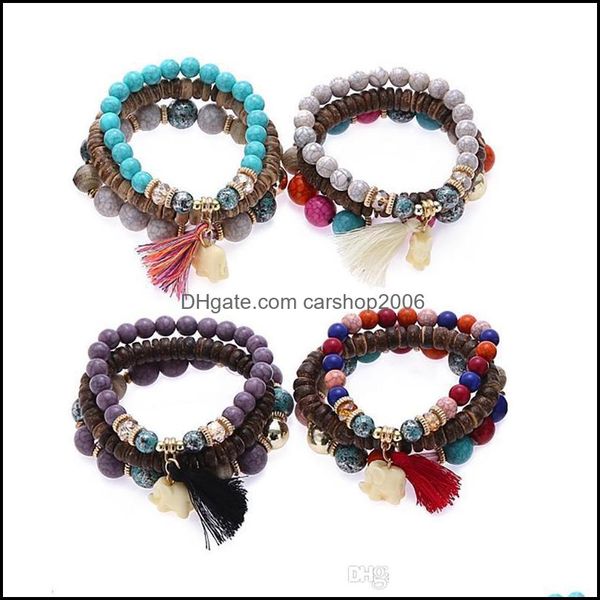 beaded strands bracelets jewelry bohemian mtilayer elephant tassel bangles handmade beads turquoise charm women beach wrist elastic stretch, Black
beaded strands bracelets jewelry bohemian mtilayer elephant tassel bangles handmade beads turquoise charm women beach wrist elastic stretch, Black
