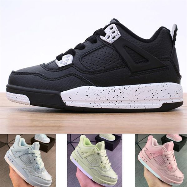children 4 basketball shoes boy girl youth kid sport boots sneaker size 28-352133, Black
children 4 basketball shoes boy girl youth kid sport boots sneaker size 28-352133, Black